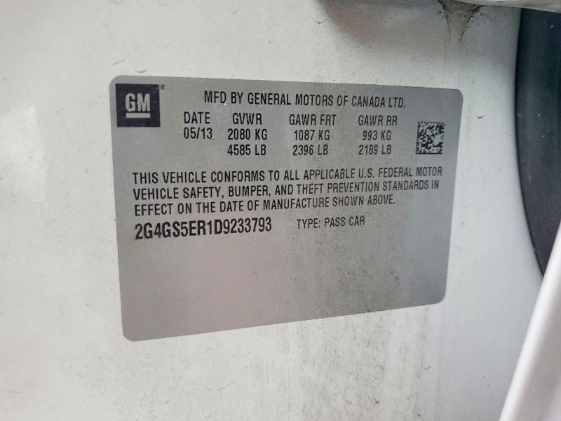 Продаж на аукціоні авто 2013 Buick Regal, vin: 2G4GS5ER1D9233793, номер лоту: 68787736