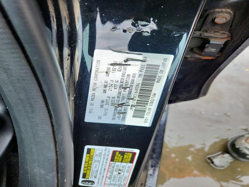 Продаж на аукціоні авто 2012 Mazda 3, vin: JM1BL1V89C1649394, номер лоту: 70243196