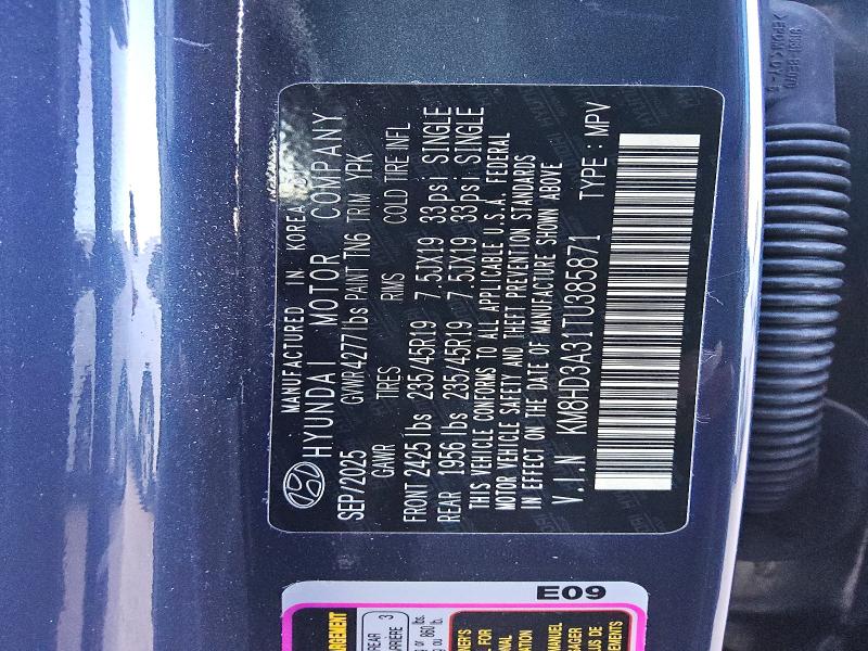 69125246 :رقم المزاد ، KM8HD3A31TU385871 vin ، 2026 Hyundai Kona مزاد بيع
