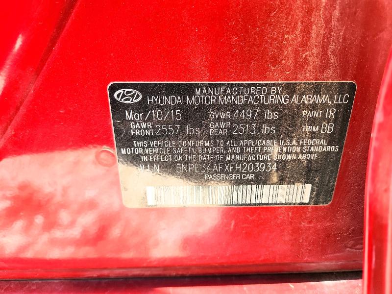 2015 Hyundai Sonata მანქანა იყიდება აუქციონზე, vin: 5NPE34AFXFH203934, აუქციონის ნომერი: 70472506