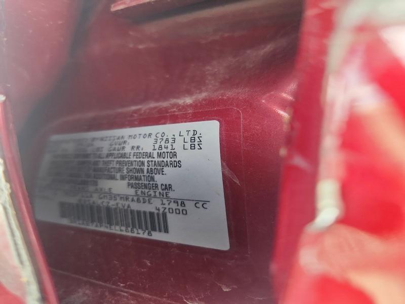Aukcja sprzedaży 2014 Nissan Sentra, vin: 3N1AB7AP4EL688178, numer aukcji: 68438086