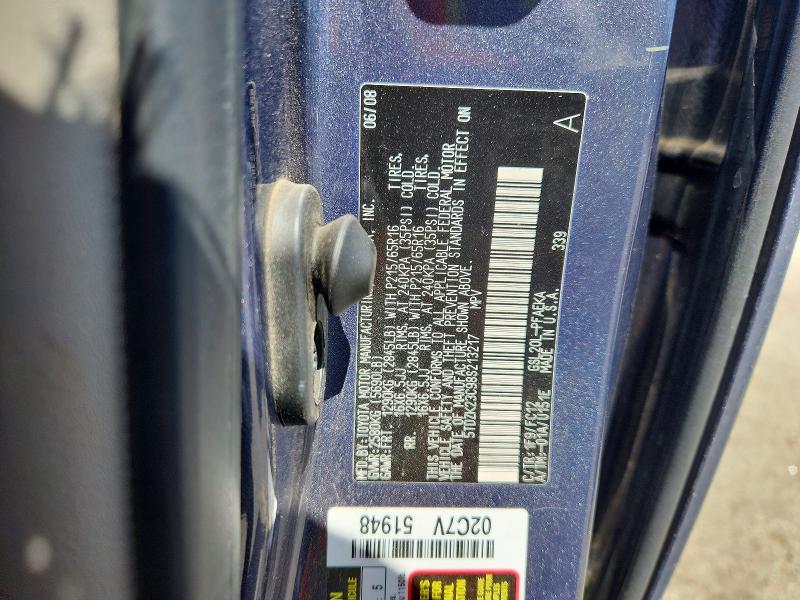 Aukcja sprzedaży 2008 Toyota Sienna, vin: 5TDZK23C98S213217, numer aukcji: 69398736