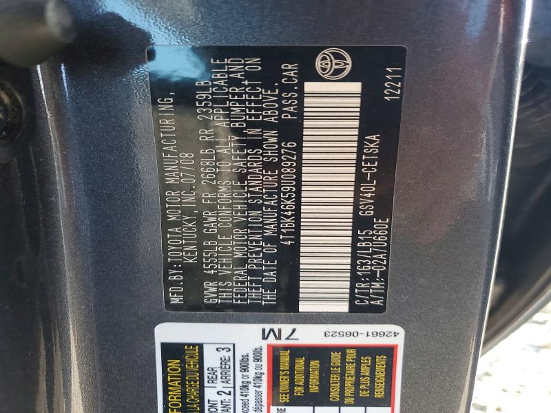 Продаж на аукціоні авто 2009 Toyota Camry, vin: 4T1BK46K59U089276, номер лоту: 67993226