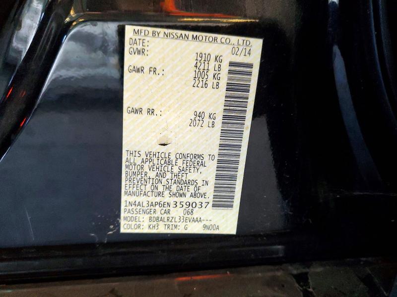 Продаж на аукціоні авто 2014 Nissan Altima, vin: 1N4AL3AP6EN359037, номер лоту: 67897816