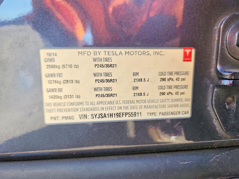 Продаж на аукціоні авто 2014 Tesla Model S, vin: 5YJSA1H19EFP55911, номер лоту: 68779526