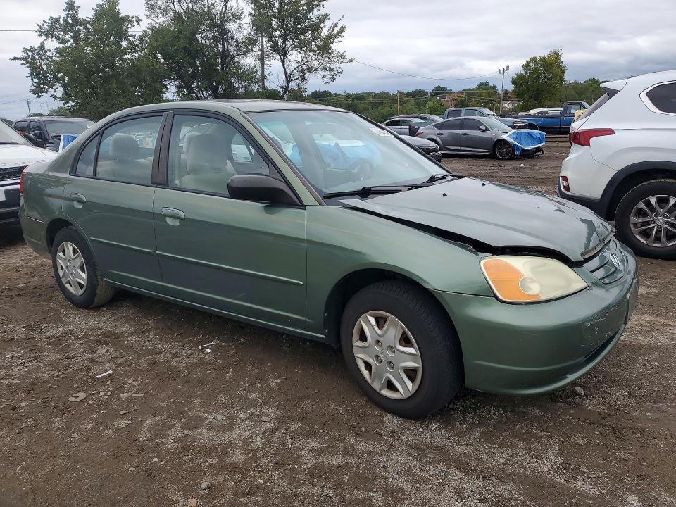2003 Honda Civic მანქანა იყიდება აუქციონზე, vin: 2HGES16573H572239, აუქციონის ნომერი: 70840376