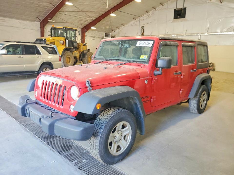 2014 Jeep Wrangler Unlimited მანქანა იყიდება აუქციონზე, vin: 1C4BJWKG3EL301578, აუქციონის ნომერი: 68444786