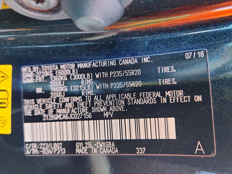 2018 Lexus Rx 450h მანქანა იყიდება აუქციონზე, vin: 2T2BGMCA6JC027156, აუქციონის ნომერი: 69880966