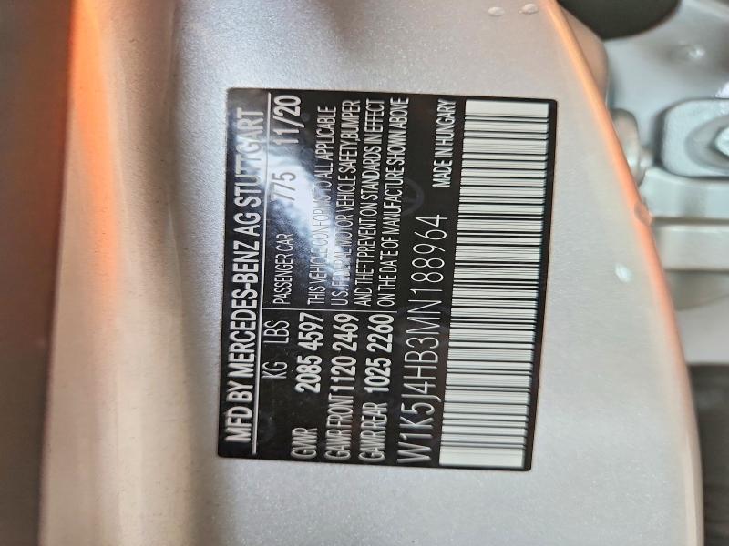 Продажа на аукционе авто 2021 Mercedes-benz Cla, vin: W1K5J4HB3MN188964, номер лота: 71161946