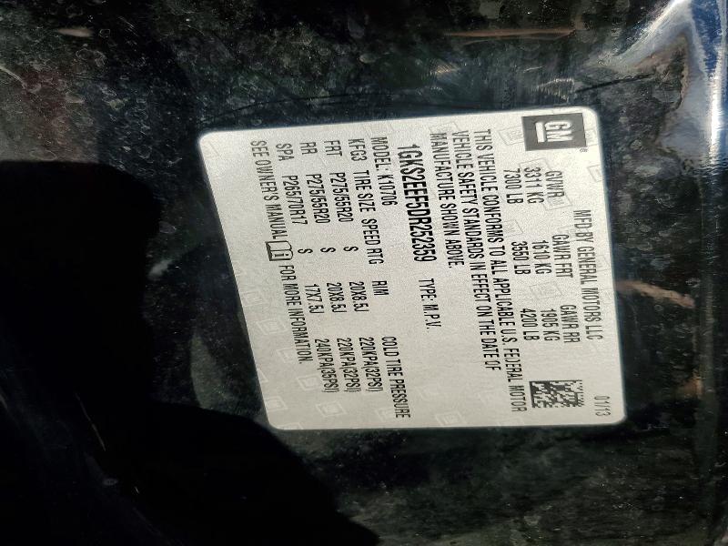 2013 Gmc Yukon მანქანა იყიდება აუქციონზე, vin: 1GKS2EEF5DR252359, აუქციონის ნომერი: 69789036