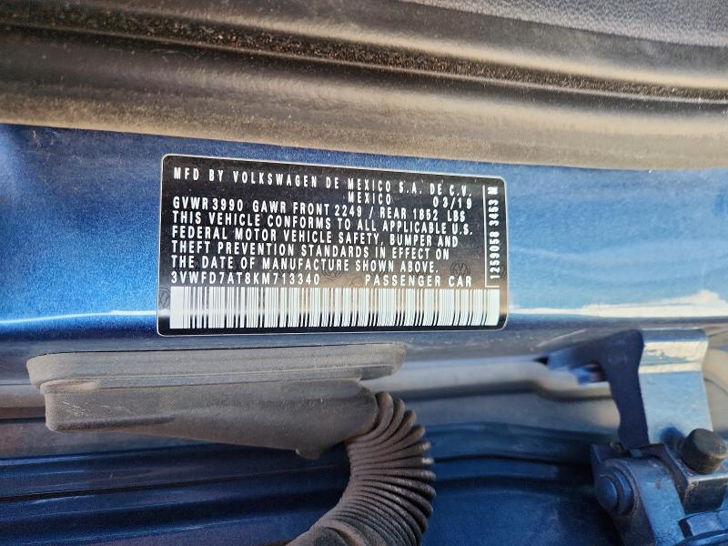 Продажа на аукционе авто 2019 Volkswagen Beetle, vin: 3VWFD7AT8KM713340, номер лота: 67732936