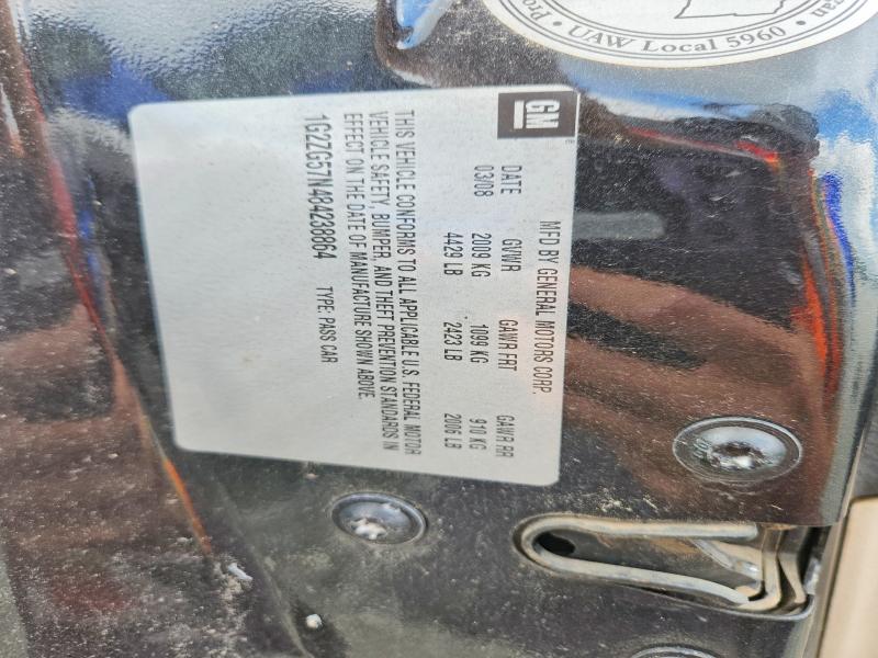 70326656 :رقم المزاد ، 1G2ZG57N484238864 vin ، 2008 Pontiac G6 مزاد بيع