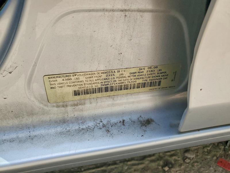 Aukcja sprzedaży 2008 Volkswagen Jetta, vin: 3VWRJ71K48M175306, numer aukcji: 68323256