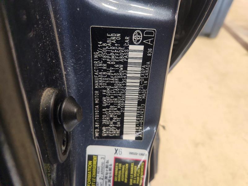 2014 Toyota Corolla მანქანა იყიდება აუქციონზე, vin: 2T1BPRHE5EC135433, აუქციონის ნომერი: 69357956
