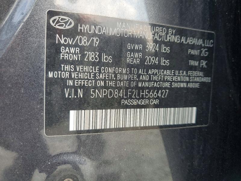 Aukcja sprzedaży 2020 Hyundai Elantra, vin: 5NPD84LF2LH566427, numer aukcji: 66257566