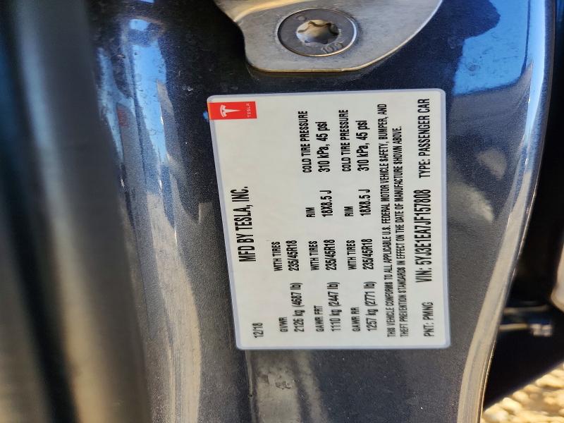 Aukcja sprzedaży 2018 Tesla Model 3, vin: 5YJ3E1EA7JF157808, numer aukcji: 67492156