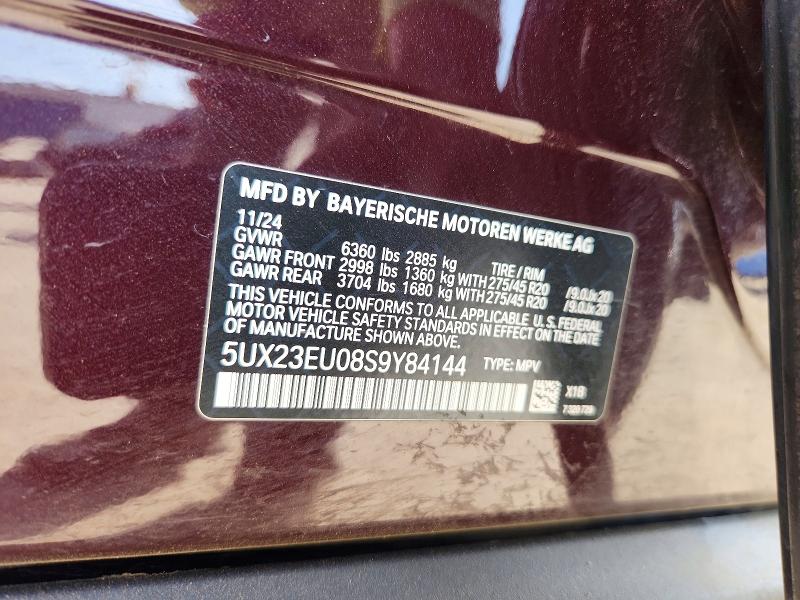 Продажа на аукционе авто 2025 Bmw X5, vin: 5UX23EU08S9Y84144, номер лота: 69795716