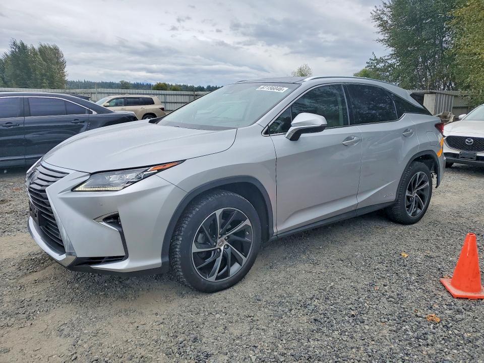 2017 Lexus Rx 450h მანქანა იყიდება აუქციონზე, vin: 2T2BGMCAXHC018230, აუქციონის ნომერი: 67156046