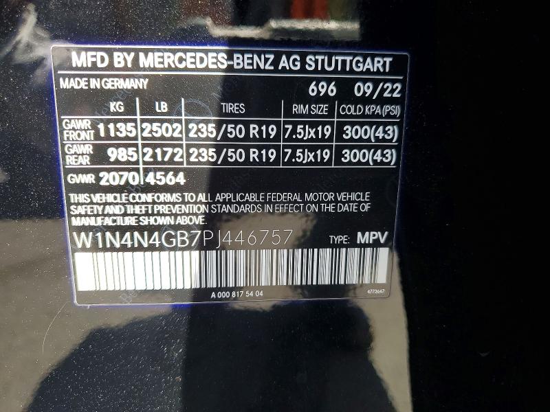 Продаж на аукціоні авто 2023 Mercedes-benz Gla, vin: W1N4N4GB7PJ446757, номер лоту: 67926216