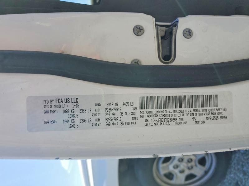 68293636 :رقم المزاد ، 1C4NJPBB3FD250893 vin ، 2015 Jeep Patriot مزاد بيع