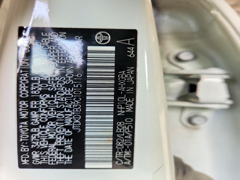 Продаж на аукціоні авто 2012 Toyota Prius C, vin: JTDKDTB39C1015116, номер лоту: 68708416