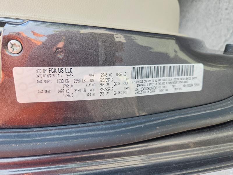Продаж на аукціоні авто 2016 Dodge Grand Caravan, vin: 2C4RDGBG3GR341147, номер лоту: 68044416