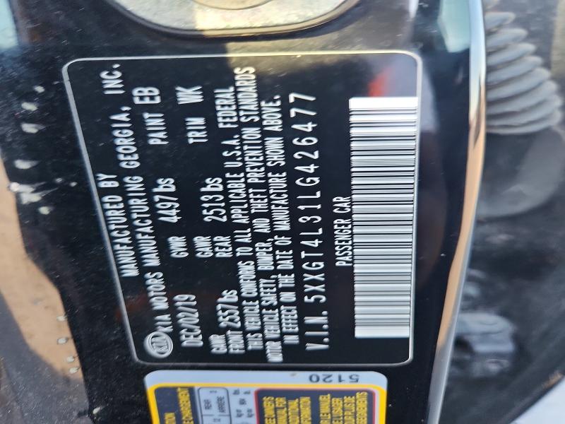 2020 Kia Optima მანქანა იყიდება აუქციონზე, vin: 5XXGT4L31LG426477, აუქციონის ნომერი: 70274536