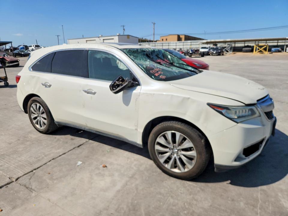 2016 Acura Mdx მანქანა იყიდება აუქციონზე, vin: 5FRYD3H49GB020192, აუქციონის ნომერი: 69035106