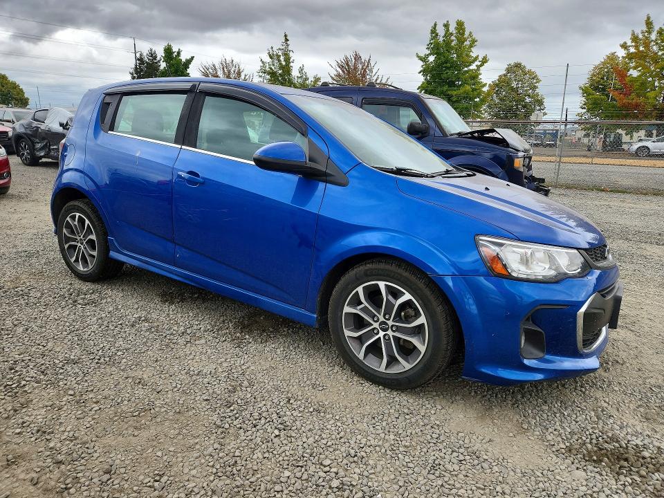 2018 Chevrolet Sonic მანქანა იყიდება აუქციონზე, vin: 1G1JD6SB2J4124753, აუქციონის ნომერი: 67087836