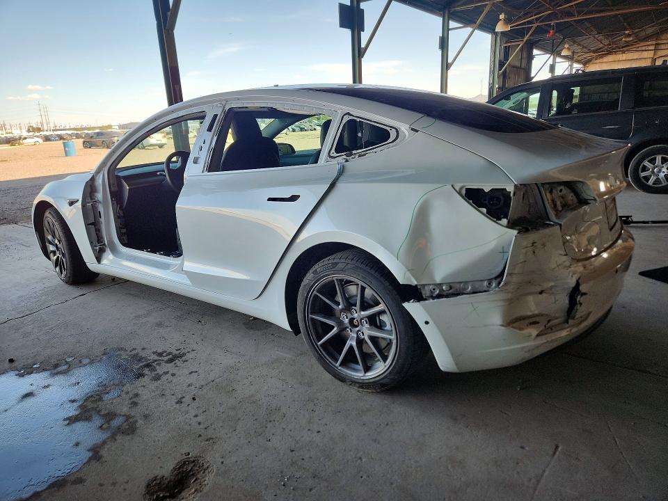 68690706 :رقم المزاد ، 5YJ3E1EB3MF869763 vin ، 2021 Tesla Model 3 مزاد بيع