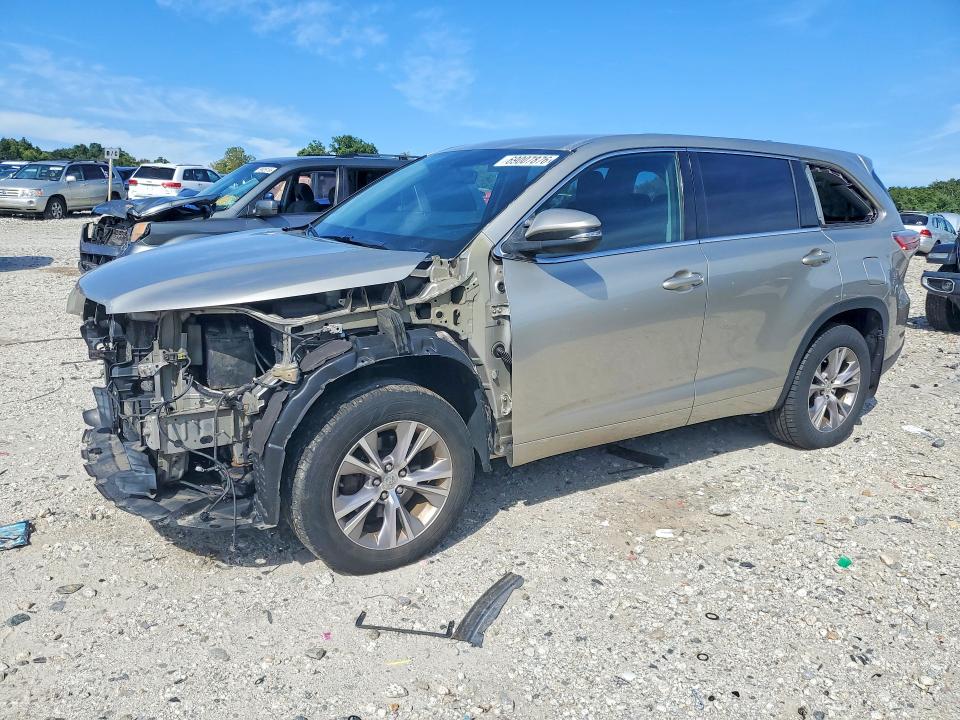 Продажа на аукционе авто 2015 Toyota Highlander, vin: 5TDBKRFH3FS146824, номер лота: 69007876