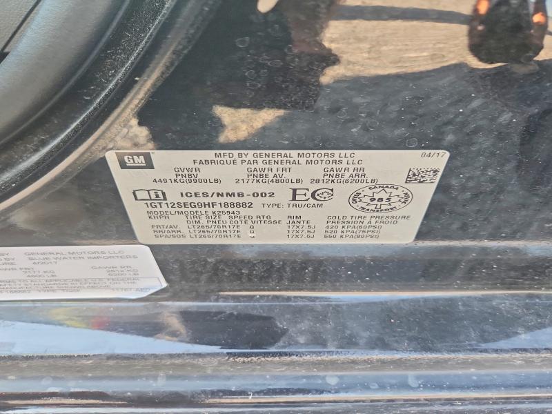 Aukcja sprzedaży 2017 Gmc Sierra, vin: 1GT12SEG9HF188882, numer aukcji: 67475296