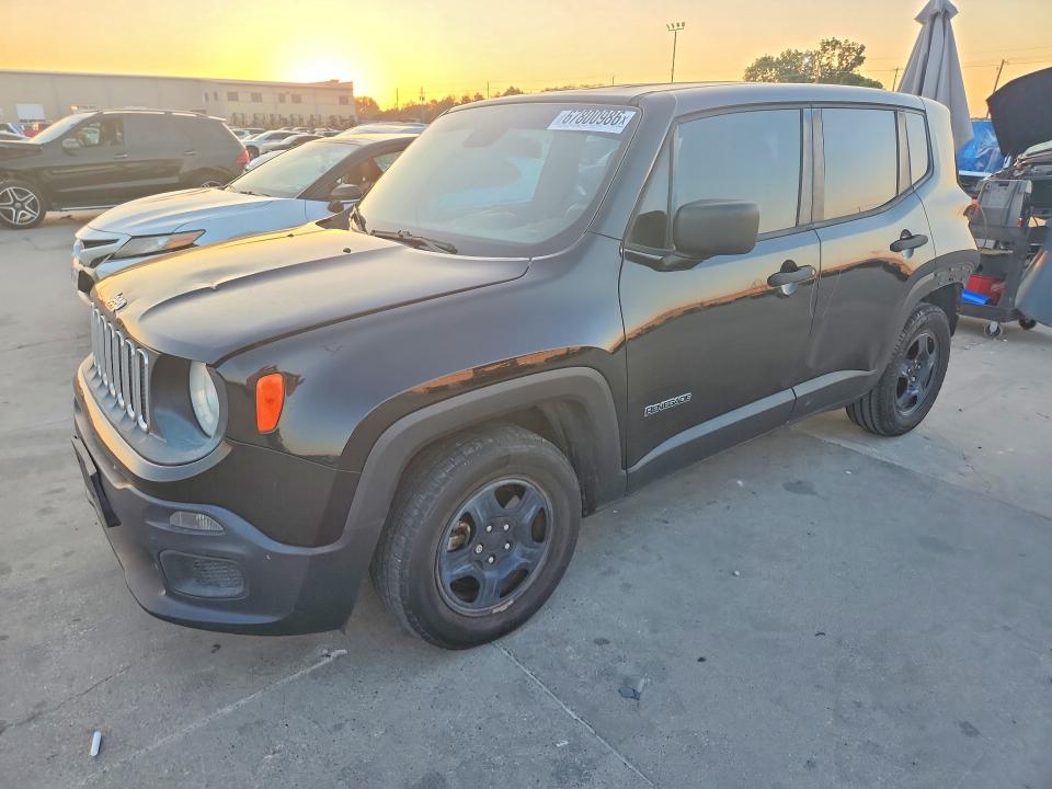2018 Jeep Renegade მანქანა იყიდება აუქციონზე, vin: ZACCJAAB8JPG95923, აუქციონის ნომერი: 67800986