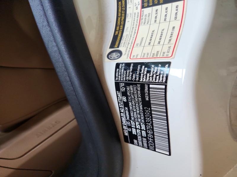 67405126 :رقم المزاد ، WDDHF8HB7BA383962 vin ، 2011 Mercedes-benz E مزاد بيع