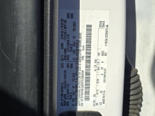 Aukcja sprzedaży 2015 Ford F150, vin: 1FTFW1EG2FFC58594, numer aukcji: 71510896