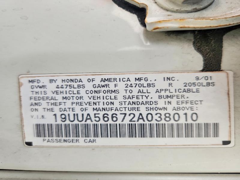 Продажа на аукционе авто 2002 Acura 3.2tl, vin: 19UUA56672A038010, номер лота: 67668136