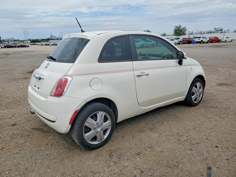70686216 :رقم المزاد ، 3C3CFFAR3CT343649 vin ، 2012 Fiat 500 مزاد بيع