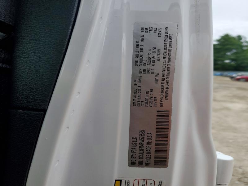 Продажа на аукционе авто 2023 Jeep Wrangler, vin: 1C4JJXFM4PW576525, номер лота: 67159596