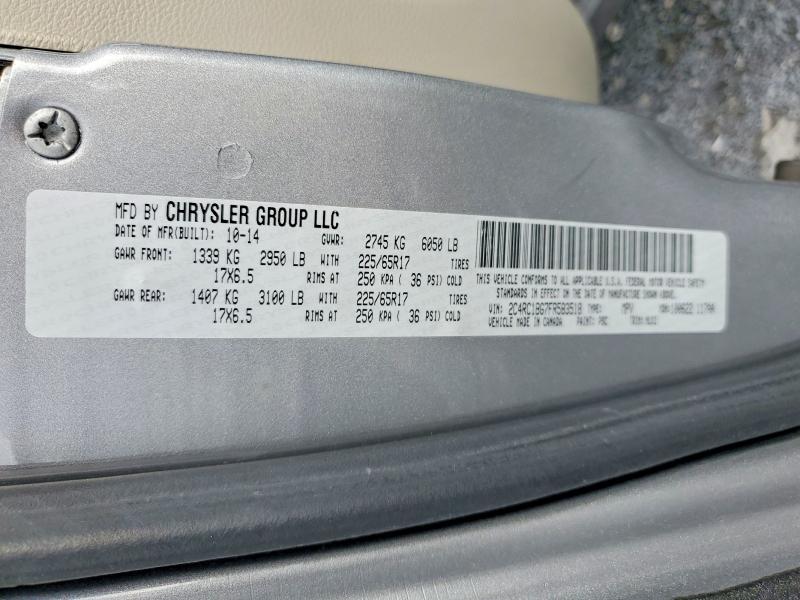 Aukcja sprzedaży 2015 Chrysler Town & Country, vin: 2C4RC1BG7FR583518, numer aukcji: 69314936
