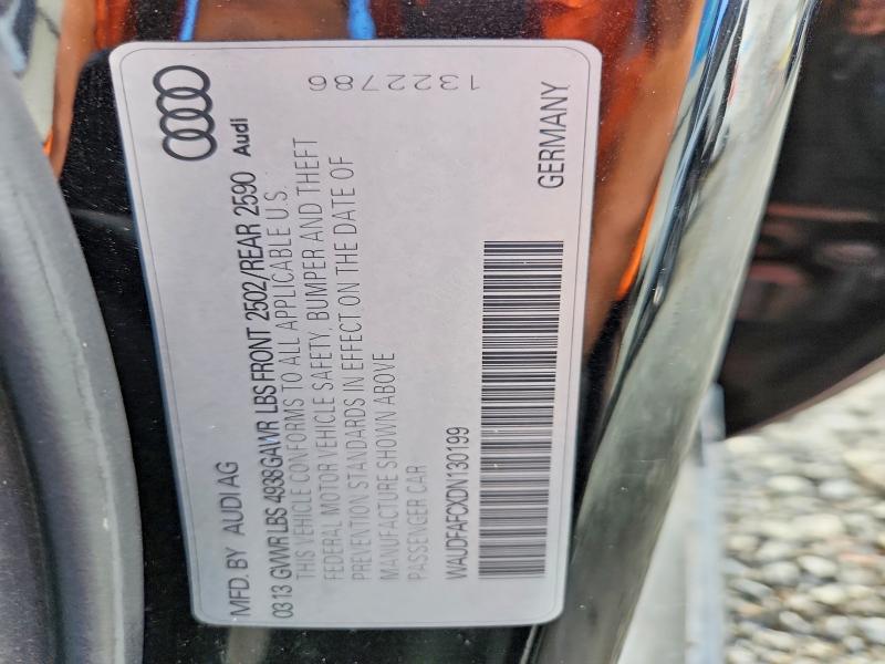 70372026 :رقم المزاد ، WAUDFAFCXDN130199 vin ، 2013 Audi A6 مزاد بيع