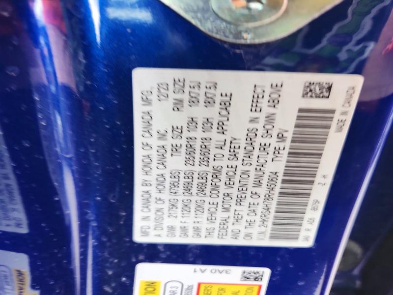 Продаж на аукціоні авто 2024 Honda Cr-v, vin: 2HKRS4H78RH450604, номер лоту: 70497096