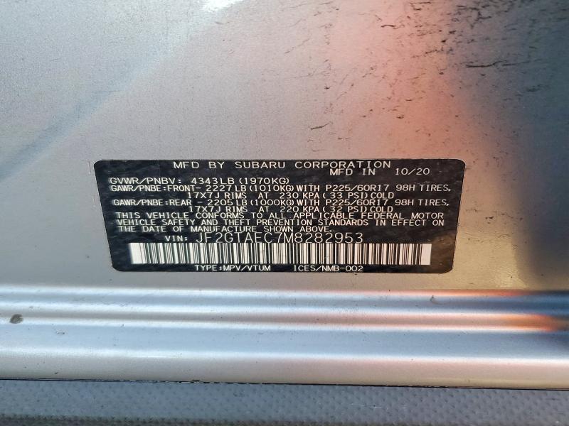 Продажа на аукционе авто 2021 Subaru Crosstrek, vin: JF2GTAEC7M8282953, номер лота: 67862816