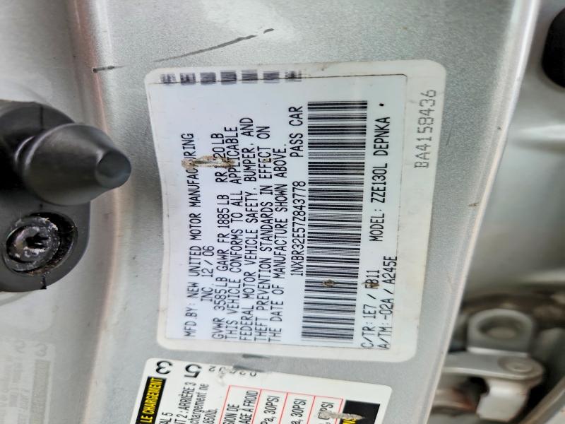 Продажа на аукционе авто 2007 Toyota Corolla, vin: 1NXBR32E57Z843778, номер лота: 70215946
