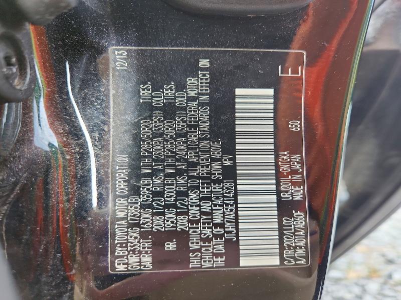 67380436 :رقم المزاد ، JTJHY7AX5E4143281 vin ، 2014 Lexus Lx مزاد بيع