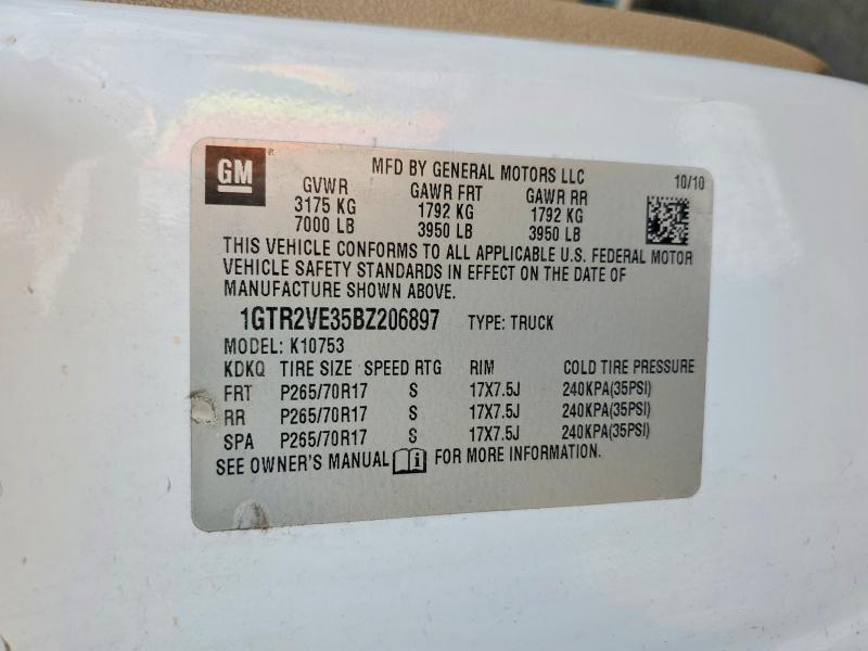 Продаж на аукціоні авто 2011 Gmc Sierra, vin: 1GTR2VE35BZ206897, номер лоту: 67451306