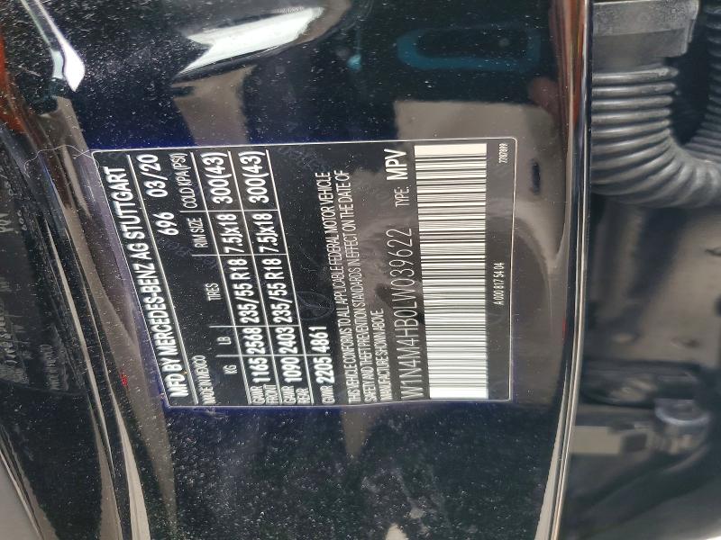 Aukcja sprzedaży 2020 Mercedes-benz Glb, vin: W1N4M4HB0LW039622, numer aukcji: 70615566
