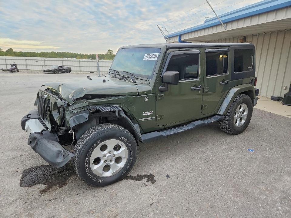 Auction sale of the 2015 Jeep Wrangler Unlimited, vin: 1C4HJWEG8FL654910, lot number: 70343016