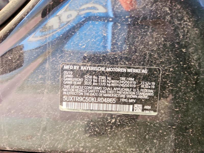Продажа на аукционе авто 2019 Bmw X3, vin: 5UXTR9C50KLR04865, номер лота: 74234894
