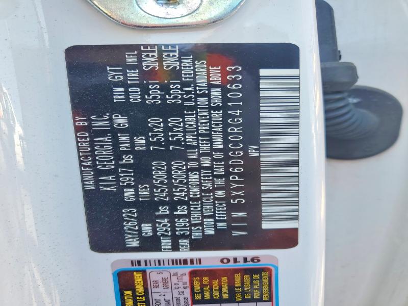 67080996 :رقم المزاد ، 5XYP6DGC0RG410633 vin ، 2024 Kia Telluride مزاد بيع