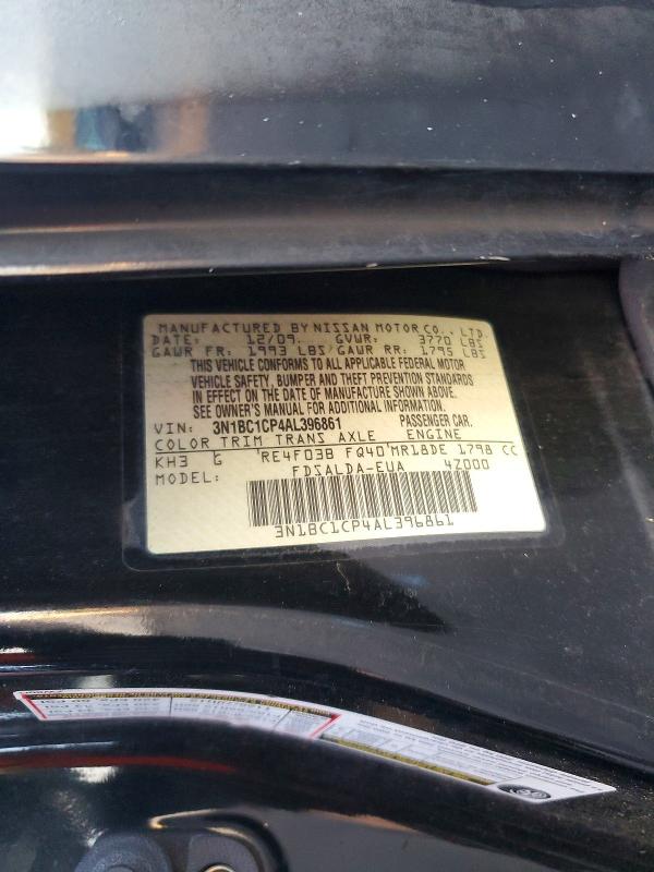 Продаж на аукціоні авто 2010 Nissan Versa, vin: 3N1BC1CP4AL396861, номер лоту: 67357336